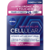 Nattkräm Hyaluron Cellular Filler Firming Night Cream 50ml Nivea.