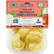 Färsk Pasta Panzerotti Mozzarella Tomat Basilika 250g Fiorelli.