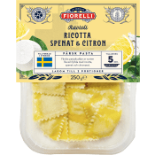 Pasta Ravioli Ricotta Spenat & Citron Färsk 250g Fiorelli.