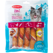 Hundtugg 3in1 Tuggben Kyckl&Morot Best 160g 5st friend.