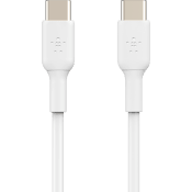 Laddkabel USB-C till USB-C 1m vit Belkin.