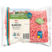 Blandfärs Färsk 50/50 1kg ICA.