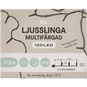 Ljusslinga 120LED multifärgad 11,9m IP44 ICA.