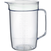 Kanna med vitt lock 1,5l Nordiska Plast.