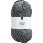 Garn Mellanraggi Dark Grey 100g Järbo.