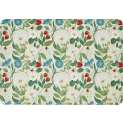 Tablett plast Flora 30x43cm ICA.