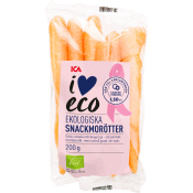 Snackmorot Rosa bandet 200g Klass 1 ICA I love eco.