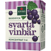 Lättdryck Svarta vinbär Koncentrat 2dl Kiviks.