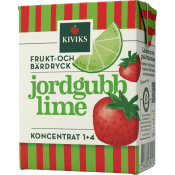 Frukt- & bärdryck Jordgubb & lime 200ml Kiviks Musteri.