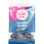 Blåbär 70g ICA gott liv.