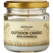 Citronella ljus i burk.