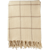 Ullpläd Patrik Vit 130x170cm Hemtex24h.