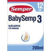 Tillskottsnäring BabySemp 3 Från 12m df 200ml Semper.