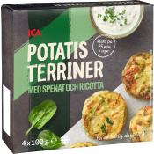 Potatisterrin spenat & ricotta 400g ICA.