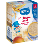 Min Havregröt med mango & banan 8m 16p 450g Nestle.