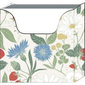 Servettbox Flora 24cm 75p.