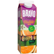 Äpple Apelsin & Passionsfruktsjuice 1l Bravo.