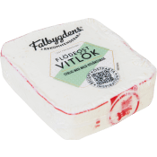 Flödeost Vitlök 33% ca 200g Falbygdens ost.