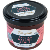 Delikatessmarmelad Paprika Hallon & Chili 125g Falbygdens.