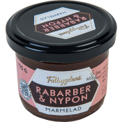 Marmelad Rabarber & nypon 125g Falbygdens ost.
