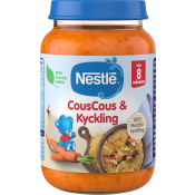 Barnmat Couscous & kyckling 8m 190g Nestle.