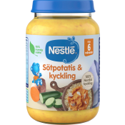 Barnmat Sötpotatis & Kyckling 6m 190g Nestle.