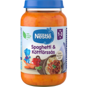 Barnmat Spaghetti & Köttfärsås 1år 220g Nestle.