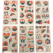 Tatueringar Rainbow Festive.