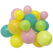 Ballong mixade färger 20-p Happy Party.