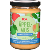 Äppelmos Utan tillsatt socker 360g ICA.