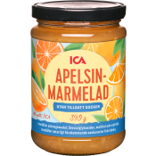 Apelsinmarmelad utan tillsatt socker 390g ICA.