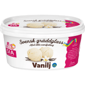 Gräddglass Vanilj 500ml SIA Glass.