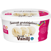 Gräddglass Vanilj 1,5l SIA Glass.