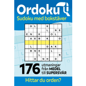 Orduko: Sudoku med bokstäver: 176 utmaningar från medel till supersvår.