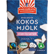 Kokosmjölk 200ml Kung markatta.