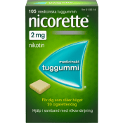 Nicorette Medicinskt tuggummi 2mg 105-p.