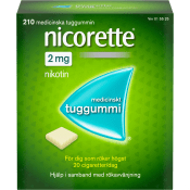 Nicorette Medicinskt tuggummi 2mg 210-p.