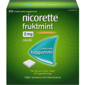 Nicorette Fruktmint Medicinskt tuggummi 2mg 210-p.