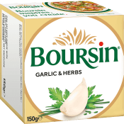 Färskost Garlic & herbs 150g Boursin.