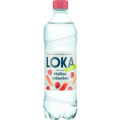Vatten Kolsyrat Hallon Rabarber 50cl Loka.