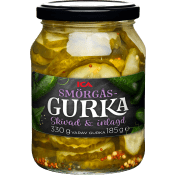 Smörgåsgurka 330g ICA.