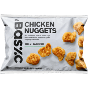 Chicken nuggets Fryst 1kg ICA Basic.