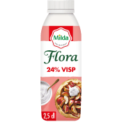 Gräddalternativ Visp Låglaktos 24% 250ml Flora.