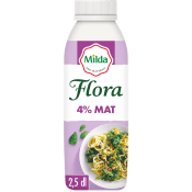 Gräddalternativ Mat Laktosfri 4% 250ml Flora.