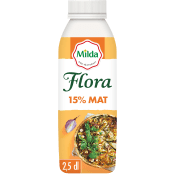 Gräddalternativ Mat 15% Laktosfri 250ml Flora.