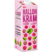 Hallonkräm 1l ICA.