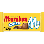 Mjölkchoklad med Oreo 185g Marabou.