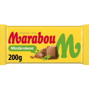 Mjölkchoklad Mintkrokant 200g Marabou.