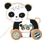 Dragleksak Panda Eichhorn.