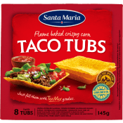 Taco Tubs 145g Santa Maria.
